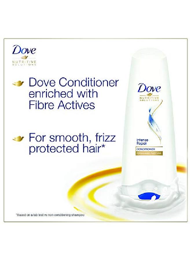 Dove Intense Repair Conditioner 175 Ml With Keratin Actives To Smoothen Dry And Frizzy Hair Deep Conditions Damaged Hair For Men Women - Image 4
