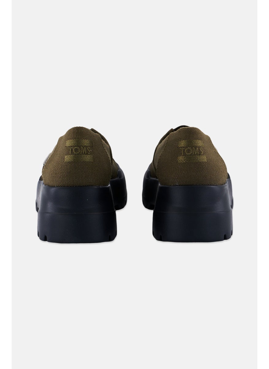 TOMS Women Apargata Combat Low Slip On Casual Shoes, Dark Olive  - Image 2