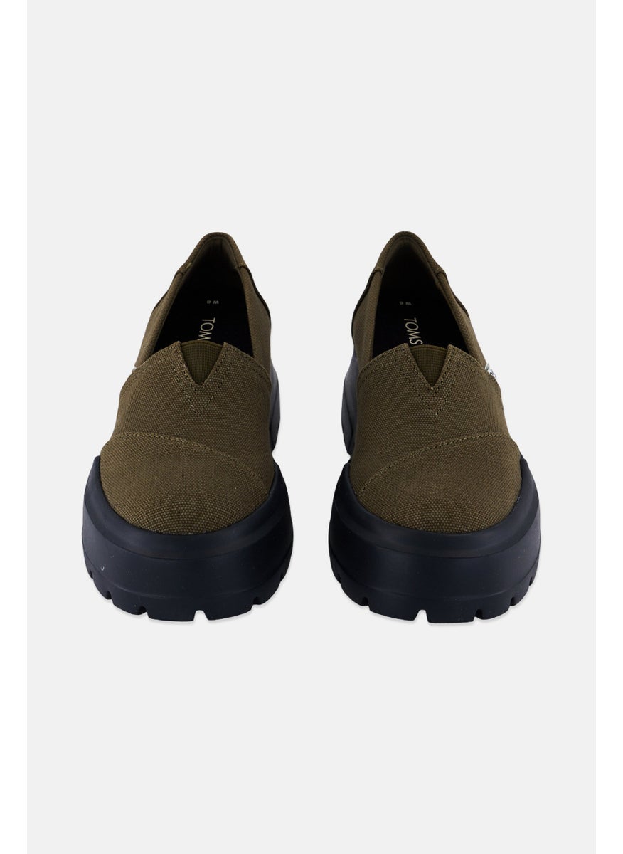 TOMS Women Apargata Combat Low Slip On Casual Shoes, Dark Olive  - Image 4