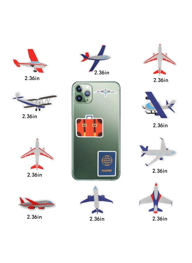 Cleverplay 100 Pack Airplane Stickers Airplane Party Favorsparty Decorations - Image 5