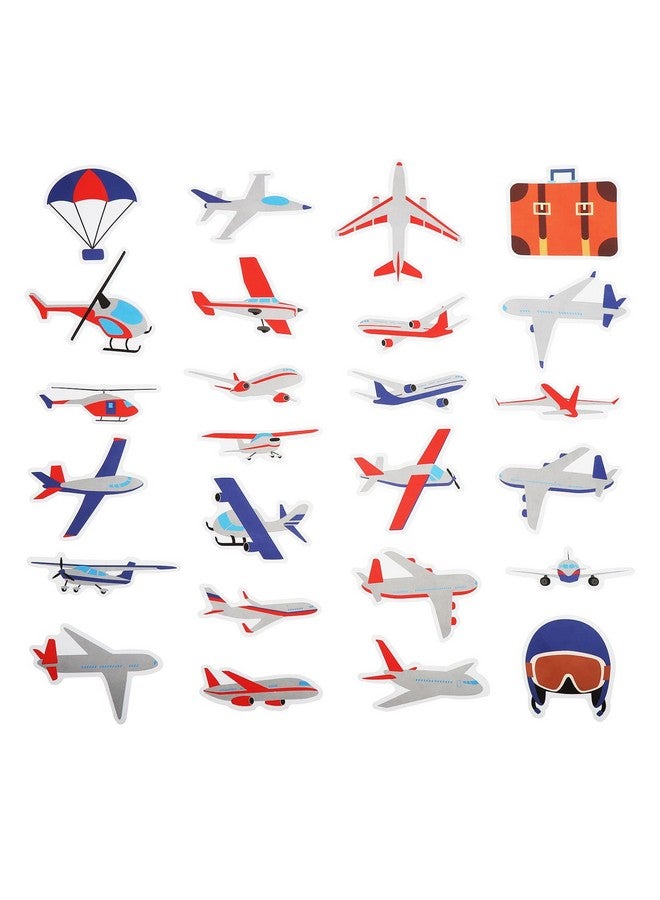 Cleverplay 100 Pack Airplane Stickers Airplane Party Favorsparty Decorations - Image 3