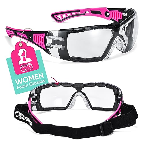 SAFEYEAR Womens Anti Fog Safety Goggles with HD Anti Scratch Resistant Lenses Work Goggles for Women - Image 1