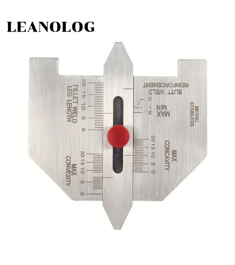 6 Piece Welding Gauge Set for Weld Inspection Seam Bead Fillet Crown and Degree Angle Measure - Image 5