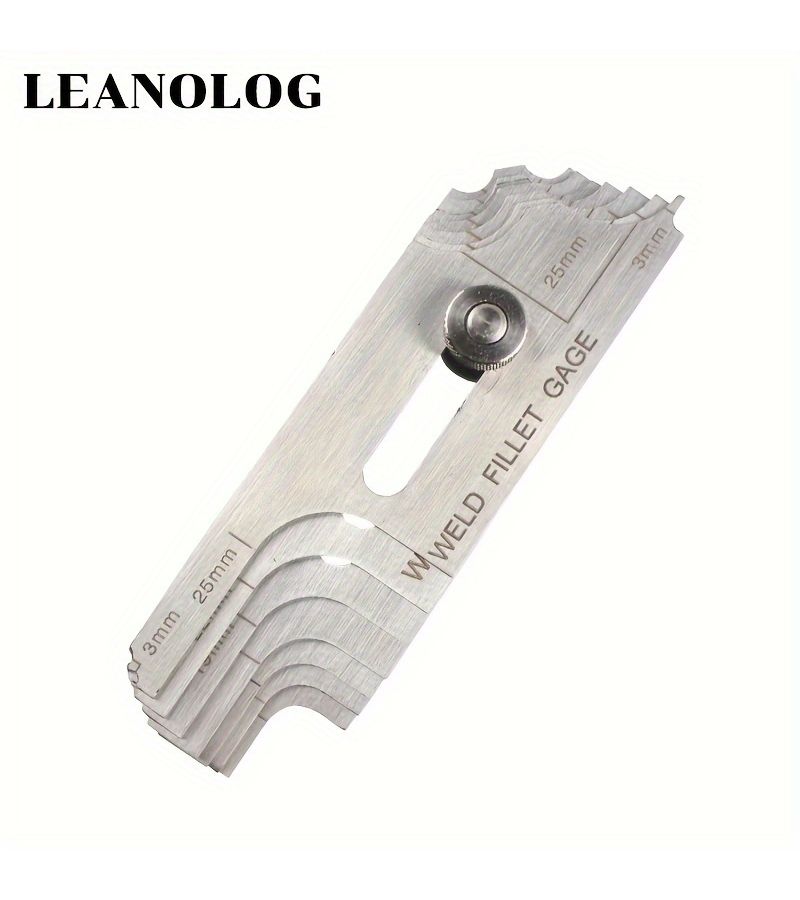 6 Piece Welding Gauge Set for Weld Inspection Seam Bead Fillet Crown and Degree Angle Measure - Image 2