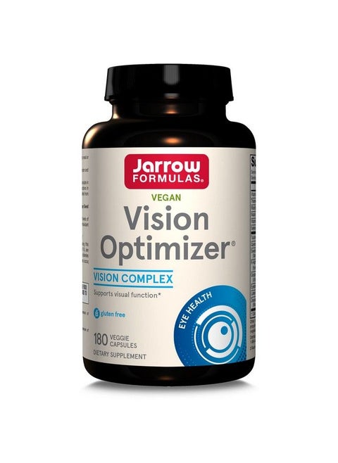 Vision Optimizer 180 Veggie Capsules Supplement Supports Visual Function & Eye Health Contains More Than 10 Vitamins Phytonutrients & Herbs 60 Servings