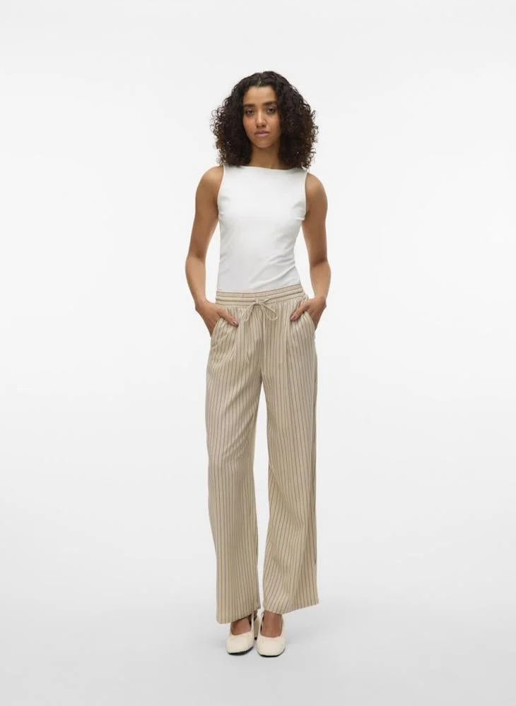 VERO MODA Stripd Wide Leg Pants 32"