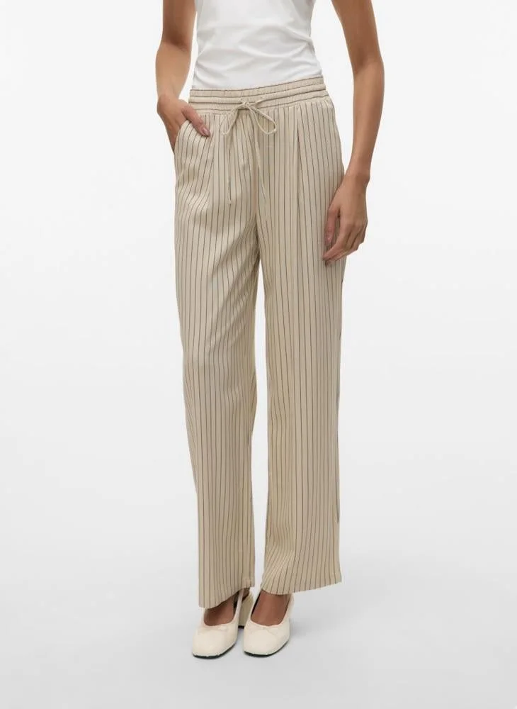 VERO MODA Stripd Wide Leg Pants 32"
