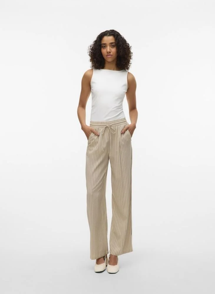 VERO MODA Stripd Wide Leg Pants 32"