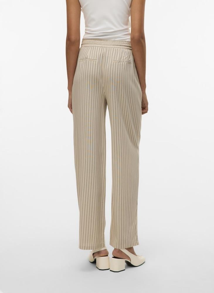VERO MODA Stripd Wide Leg Pants 32" - Image 4