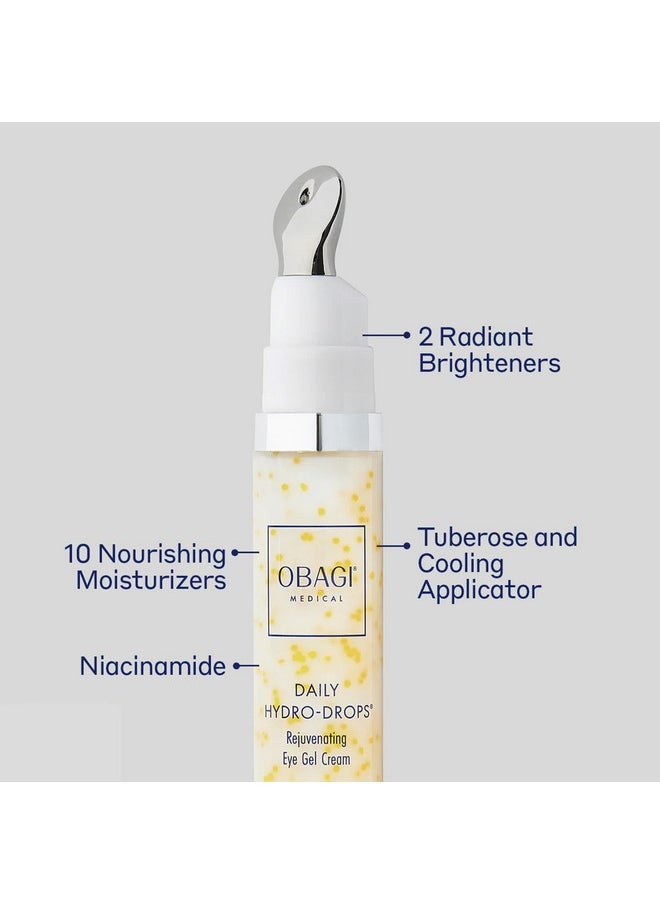 Obagi Medical Obagi Daily Hydro-Drops Rejuvenating Eye Gel Cream - Reduces the Appearance of Dark Circles & Instantly Brightens, Smooths, & Depuffs Eyes - 0.5 oz  - Image 4