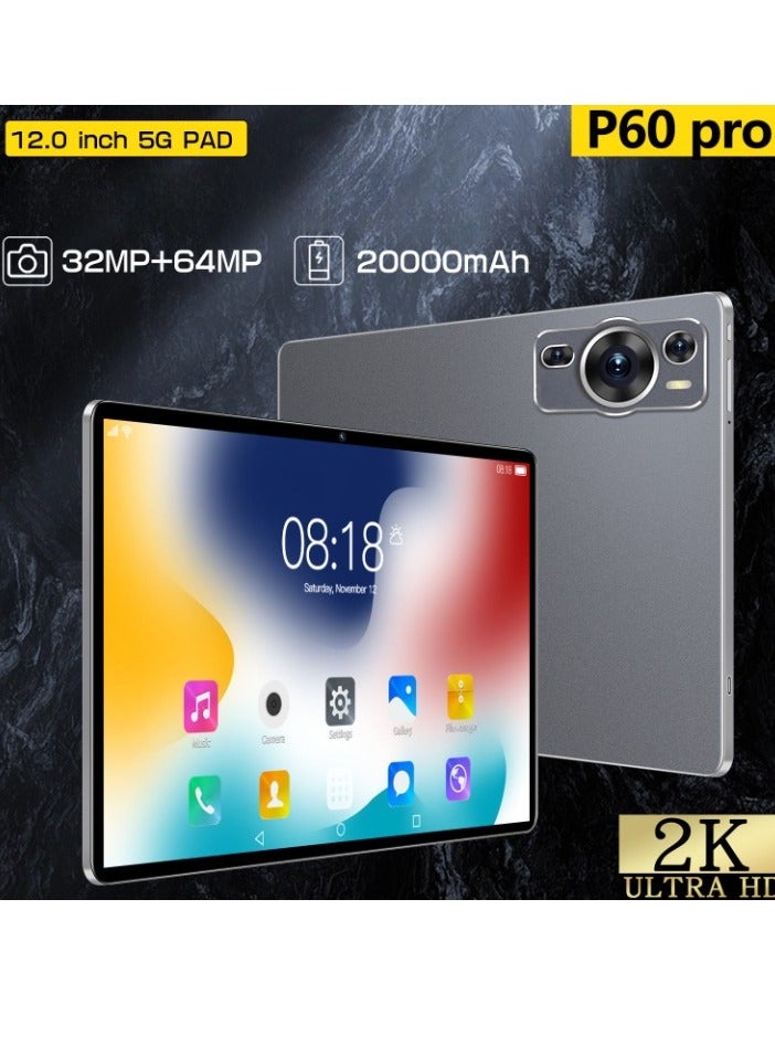 AROAQ P60 Pro 4G Wifi Android Tablet, 10.1 Inch Screen Octa Core Ultra Slim Mobile Phone Tablet, Multifunctional Dual Camera Touch Screen Pad, (1pc, Grey, 4GB RAM 32GB ROM) - Image 4