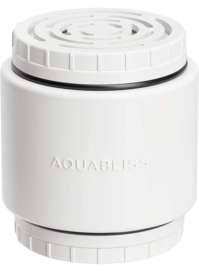 AquaBliss HD Multi Stage Shower Filter Replacement Cartridge - 48x Heavy Duty Detox Power. Kiss Itching, Breakage & Dullness Goodbye. Reduce Rust, Chemicals, Chlorine, Toxins. SFC500 Filter Cartridge - Image 1
