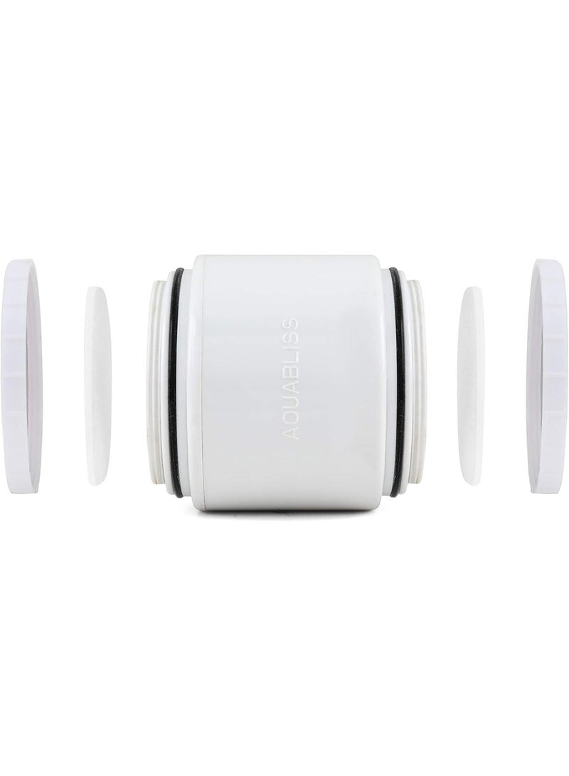 AquaBliss HD Multi Stage Shower Filter Replacement Cartridge - 48x Heavy Duty Detox Power. Kiss Itching, Breakage & Dullness Goodbye. Reduce Rust, Chemicals, Chlorine, Toxins. SFC500 Filter Cartridge - Image 3