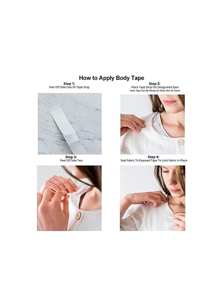 Generic 36pcs Medical Waterproof Double Sided Adhesive Tape for Underwear Bra Dress Fixing Tape for Women  - Image 2