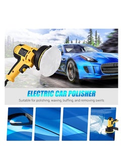 SCIENISH SCIENISH 700W Polisher Machine Kit, Variable Speed Car Buffer Polisher, Home DIY Polisher Car Buffer Polisher Waxer Kit, for Car Sanding Polishing Waxing Sealing Glaze  - Image 2