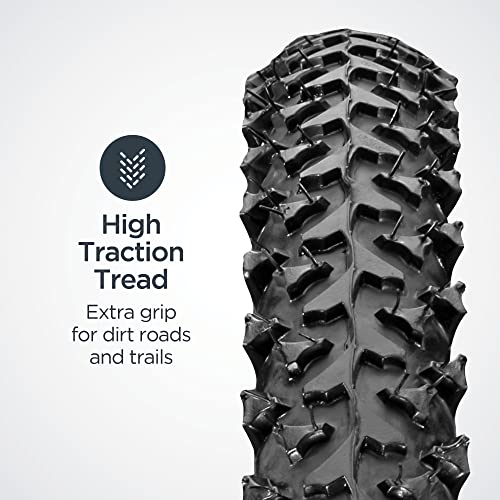 Schwinn Replacement Bike Tire, 26" x 1.95" Mountain Bike Tire, High Traction Tread, Steel Bead Construction, Fits Internal Rim Widths 19mm-29mm, PSI Range 40 to 65 - Image 3