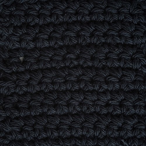 Lily 10200100002 Sugar 'N Cream The Original Solid Yarn, 2.5oz, Medium 4 Gauge, 100% Cotton - Black - Machine Wash & Dry - Image 3
