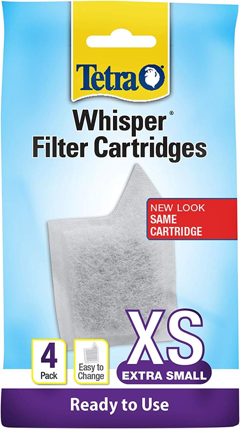 Tetra Whisper Filter Cartridges 4 Count Extra Small For aquarium Filtration AQ78052white - Image 1