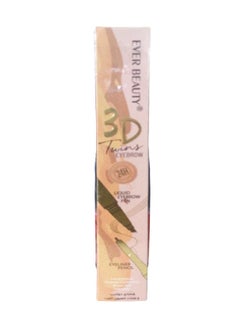 Ever Beauty Ever Beauty 3D Twins Eyebrow 24 Hours Liquid Eyebrow Pen 6 g 