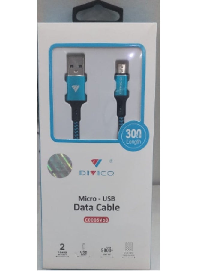 ديفيكو كابل بيانات وشحن Micro USB من ماركة DIVICO. - Image 2