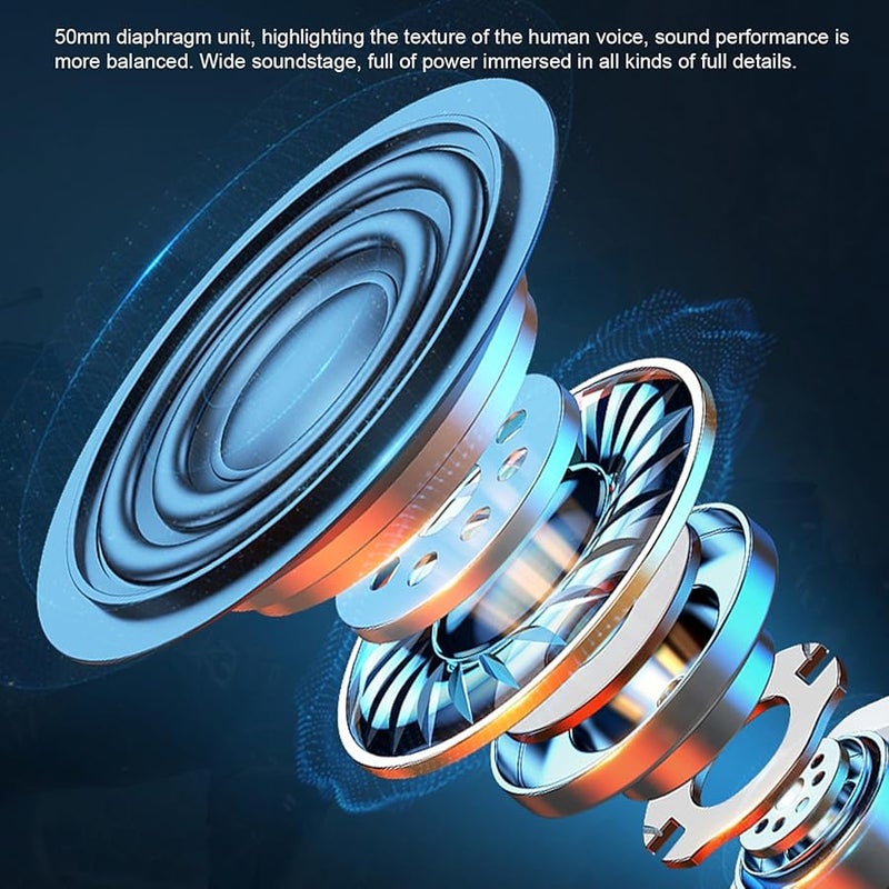 سماعة رأس للألعاب باللون الأبيض مع وسائد أذن من رغوة الذاكرة وميكروفون بإلغاء الضوضاء النشط، سلكية مقاس 3.5 مم لأجهزة الكمبيوتر - Image 4