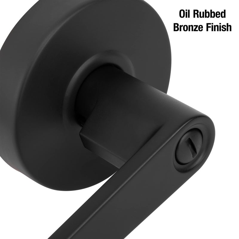 Master Lock SLCHPV10B Heavy Duty Lever Style Grade 2 Commercial Privacy Door Handle, Oil Rubbed Bronze Finish - Image 3