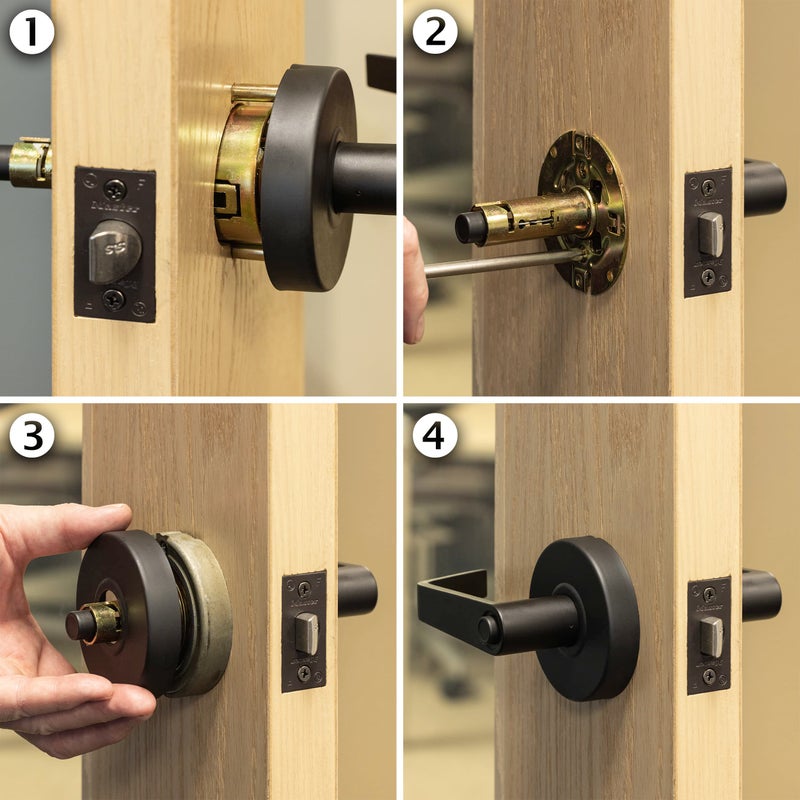 Master Lock SLCHPV10B Heavy Duty Lever Style Grade 2 Commercial Privacy Door Handle, Oil Rubbed Bronze Finish - Image 4