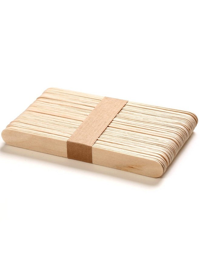 HOOMBOOM - 4 Style Assorted Wax Applicators - 300 Pcs Wooden Spatulas For Body, Legs, Face, Eyebrow Hair Removal Or Wood Crafts - Image 1