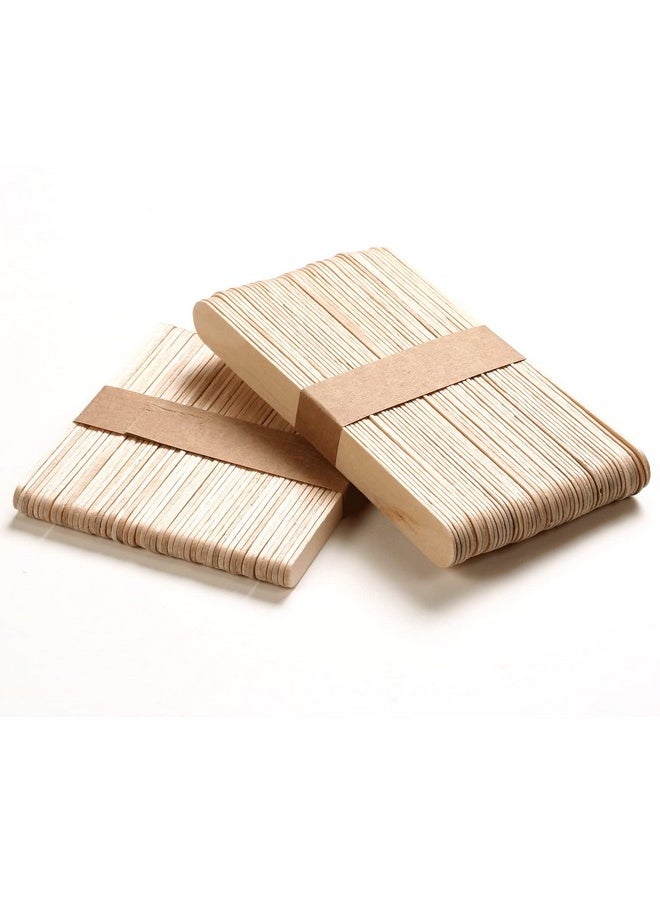 HOOMBOOM - 4 Style Assorted Wax Applicators - 300 Pcs Wooden Spatulas For Body, Legs, Face, Eyebrow Hair Removal Or Wood Crafts - Image 1