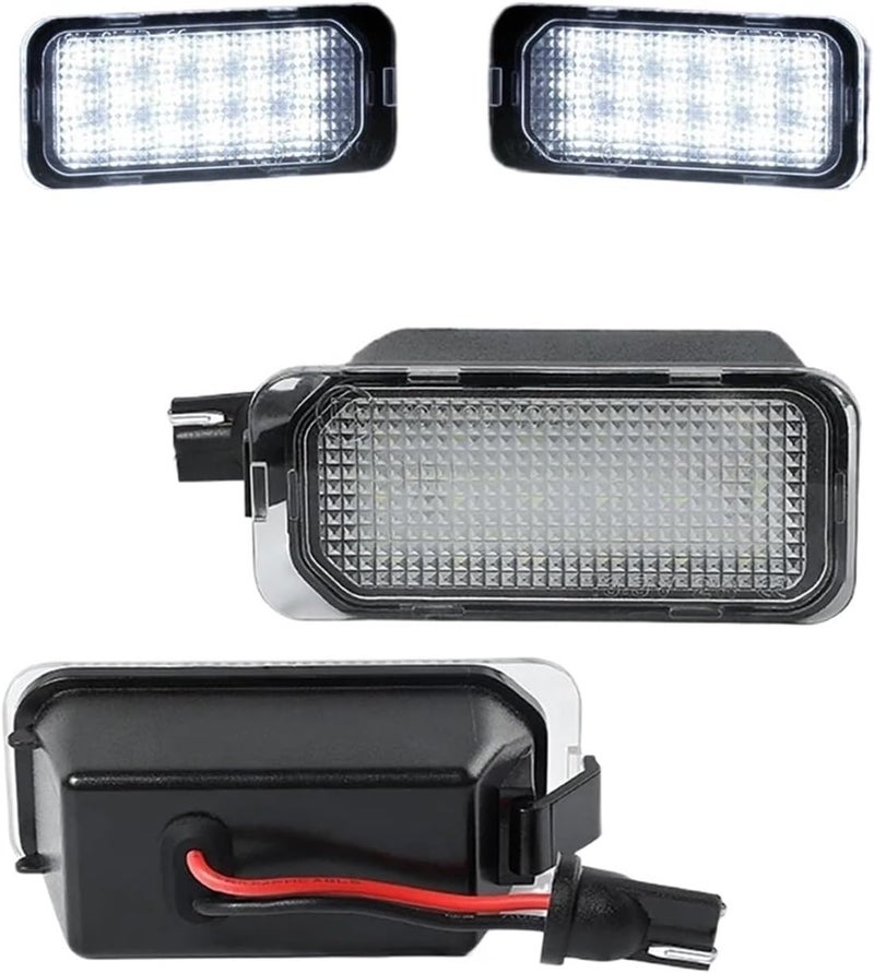 QASULER 2pcs Canbus LED License Plate Light for Ford - Image 1