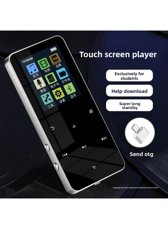 MP3 Player - Bluetooth MP3 Player for Students - 1.8 blue no bluetooth, 4gb - Portable Music Player, English Learning Dictionary, Walkman, Wireless Study, Mp4 Support, Exam Listening - Image 2