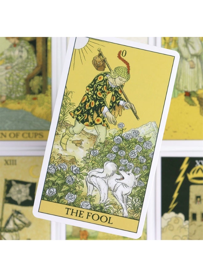 NIBEMINENT Before the Tarot Cards: 78 Oracle Cards Divination Game Board Game - A section of "Before" content - Traditional Image Cards - For Beginners Use - Image 2