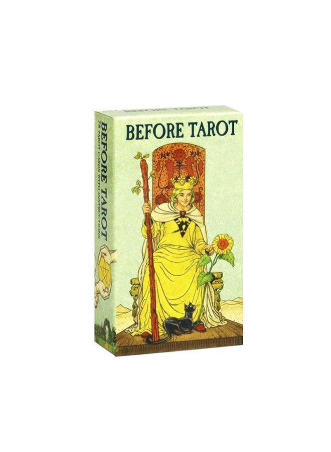 NIBEMINENT Before the Tarot Cards: 78 Oracle Cards Divination Game Board Game - A section of "Before" content - Traditional Image Cards - For Beginners Use - Image 1