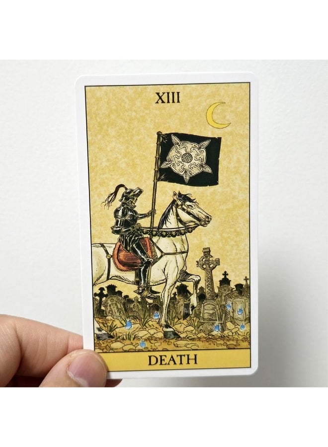 NIBEMINENT Before the Tarot Cards: 78 Oracle Cards Divination Game Board Game - A section of "Before" content - Traditional Image Cards - For Beginners Use - Image 4