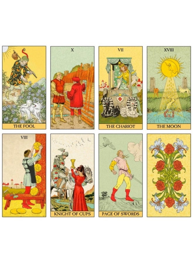 NIBEMINENT Before the Tarot Cards: 78 Oracle Cards Divination Game Board Game - A section of "Before" content - Traditional Image Cards - For Beginners Use - Image 5