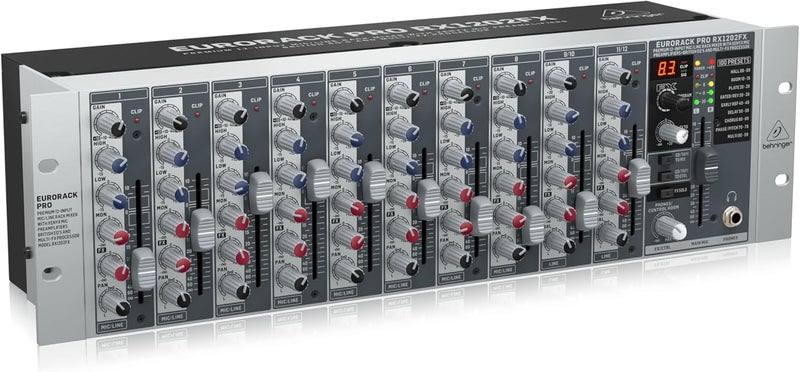 Behringer RX1202FX V2 Premium 12-Input Mic/Line Rack Mixer - Image 3