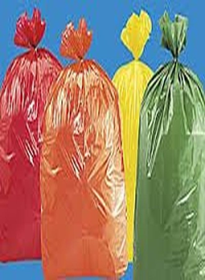 ULINE USA-Made Colorful Trash Bags in Variety of Sizes and Colors (10, ORANGE 14 GALLONS) - Image 2