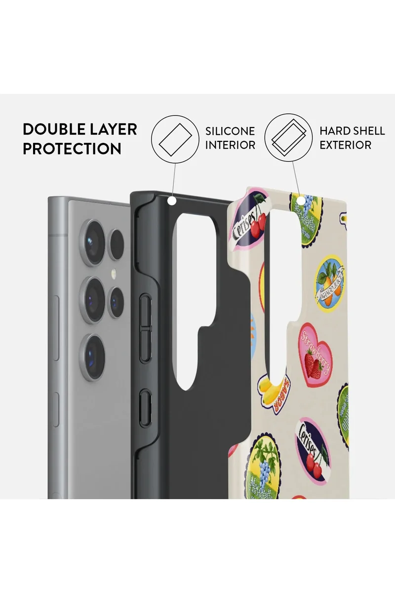 BURGA Samsung Galaxy S24 Ultra Case - Flavour For Screen &amp; Camera Protection Printed Case