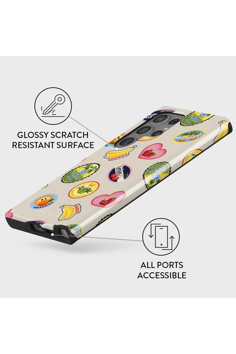BURGA Samsung Galaxy S24 Ultra Case - Flavour For Screen &amp; Camera Protection Printed Case