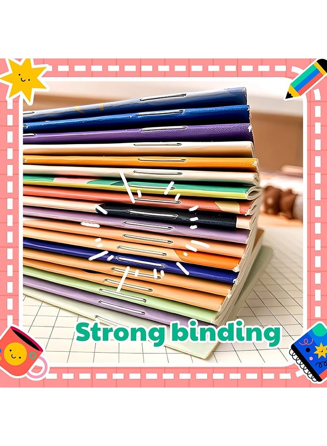 Wffo 20Pcs Children's Mini Notebooks - Cute Cartoon Animal Notebooks - Pocket Notebooks 4.7" x 3.4" Small Diaries - Suitable for Office, Home, Travel, Student Memo Notebooks, School Supplies (Random Style Cartoon Animals) - Image 5