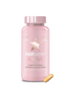 Mom Vegan Prenatal And Postnatal Multivitamin Supplement & Hair Vitamin Pregnancy, Postpartum, Breastfeeding Probiotic One-a-day Hair Vitamins With Biotin, Zinc, Iron- 30 Counts