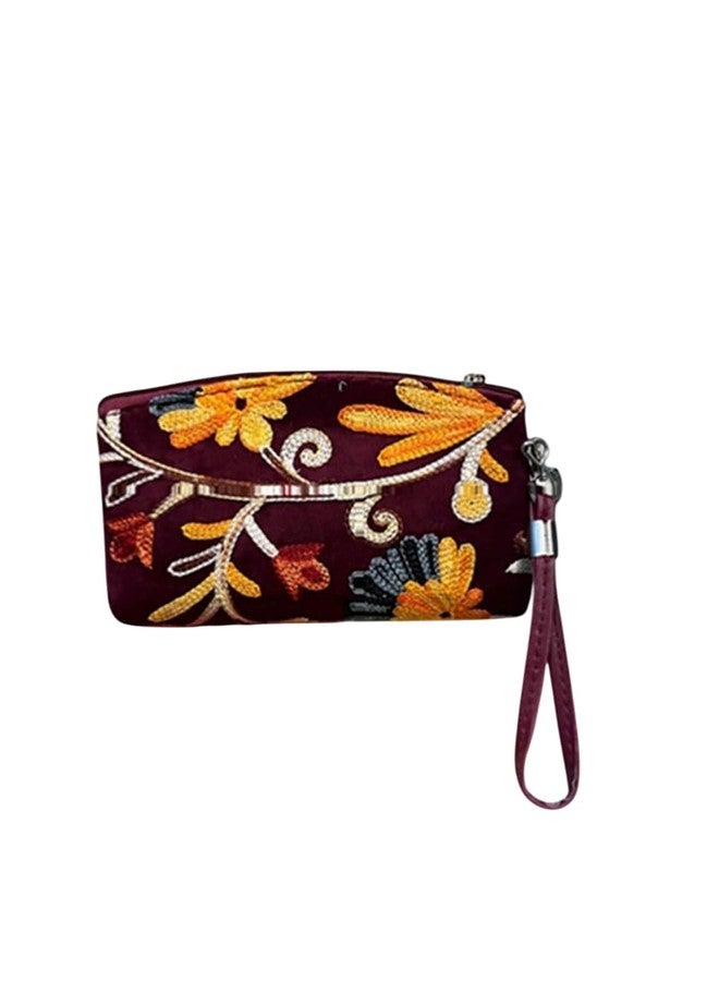 Clearo Indian Ethnic Wallet - Kashmiri Handcrafted Clutch - Image 1