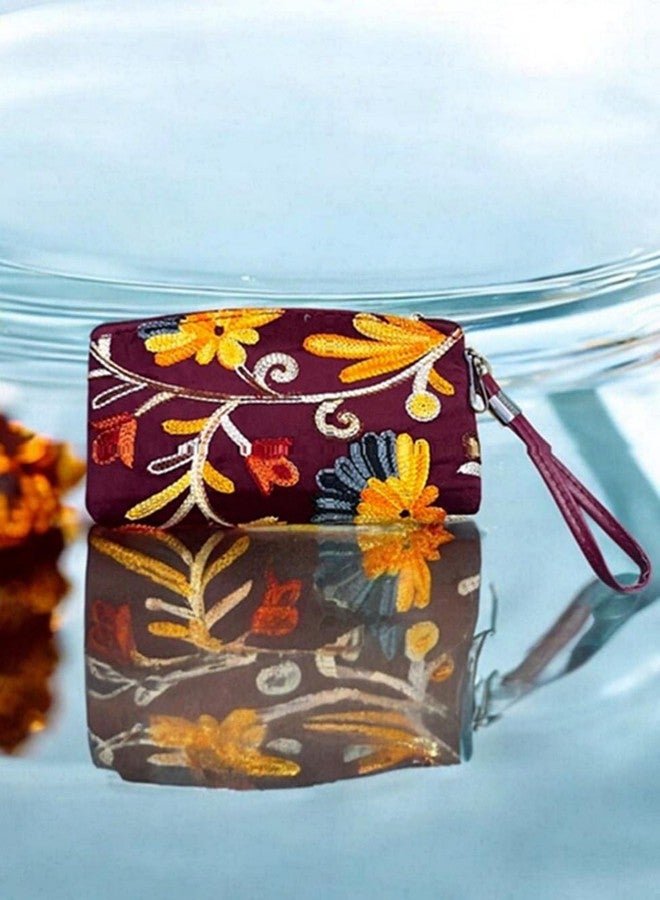 Clearo Indian Ethnic Wallet - Kashmiri Handcrafted Clutch - Image 4