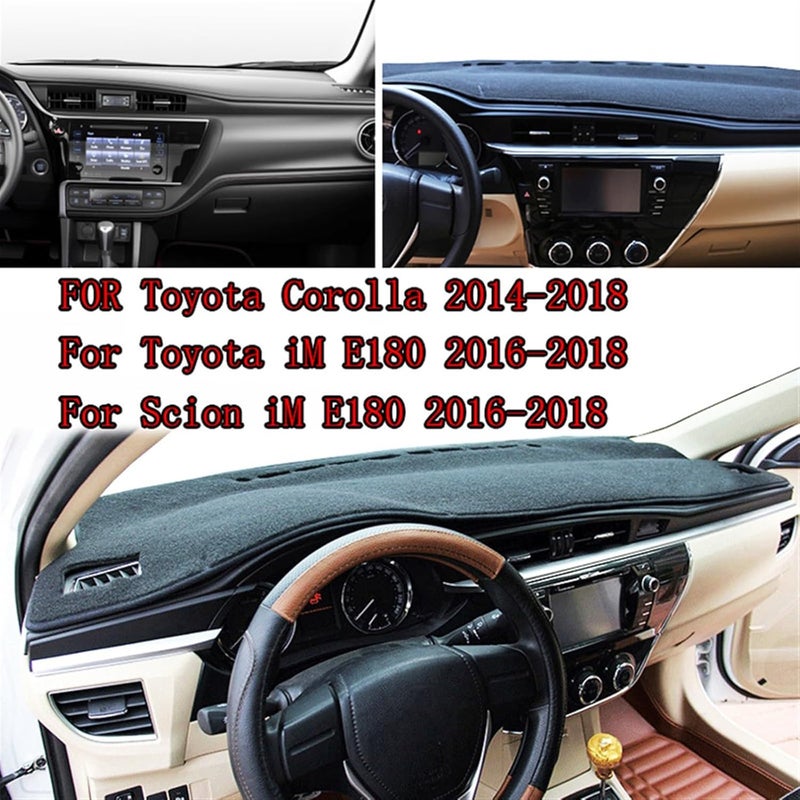 Wivplex Dashboard Cover Mat for Toyota Corolla 2014-2018 - Image 5