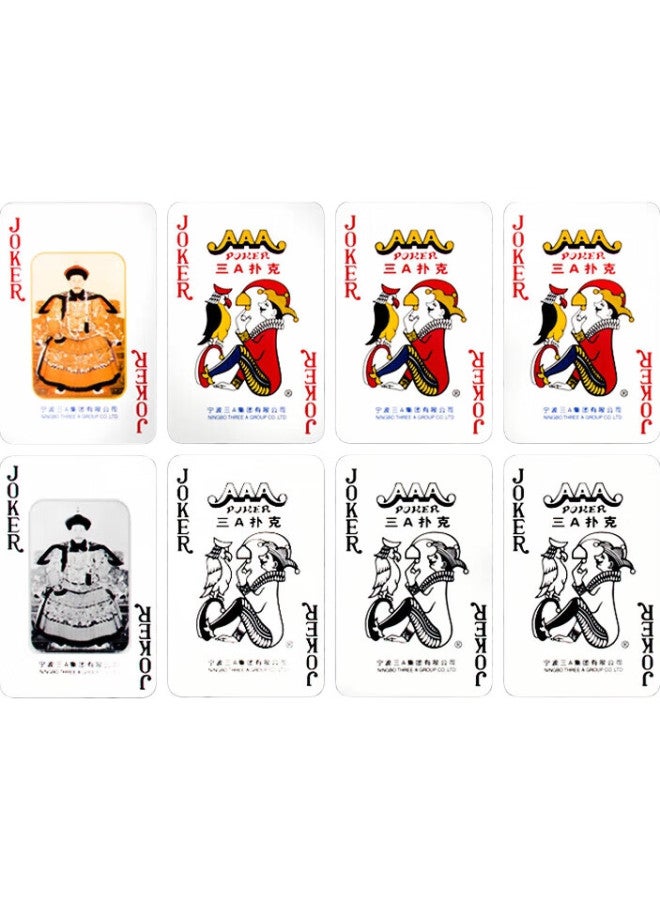 THREEA San A Bao Huang Playing Cards, Aaa Premium Card Game, Durable Playing Cards, Card Games Cards, 5 Decks, 0718 - Image 3