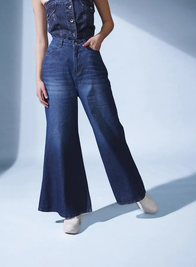 STREET 9 STREET 9 Women High Rise Smart Flared Jeans