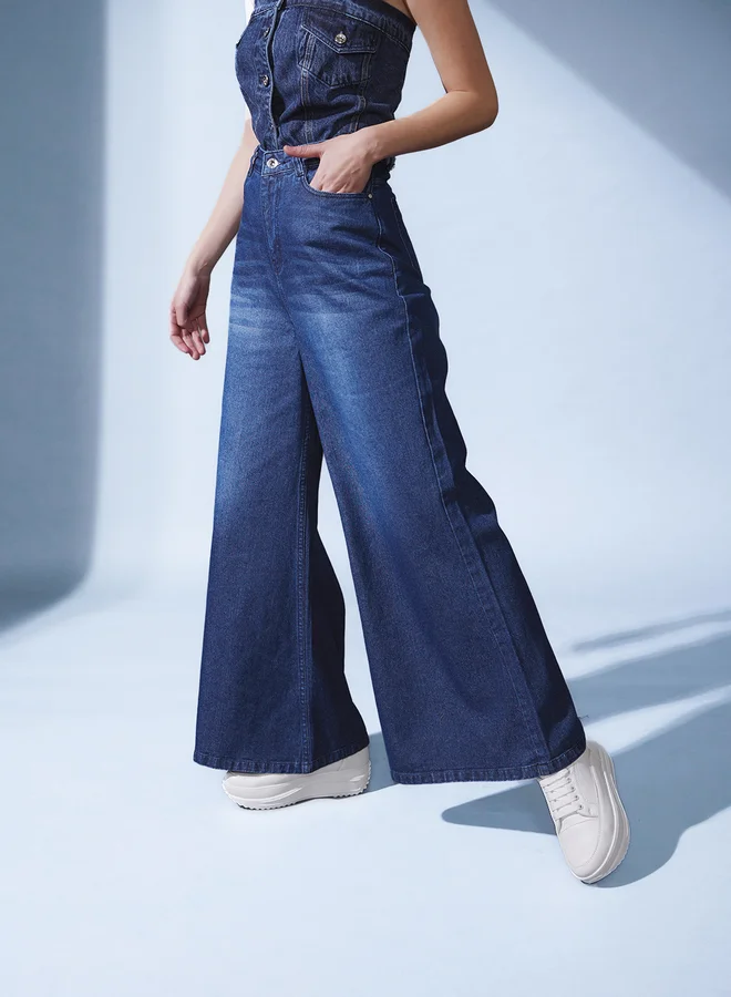 STREET 9 STREET 9 Women High Rise Smart Flared Jeans