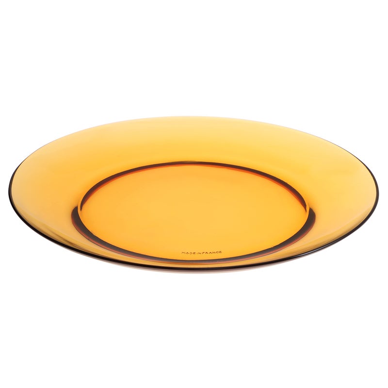 Duralex Tempered Glass LYS Amber Dinner Plate 23.5 Cm 6 Pcs (3006Df/6), Medium - Image 2