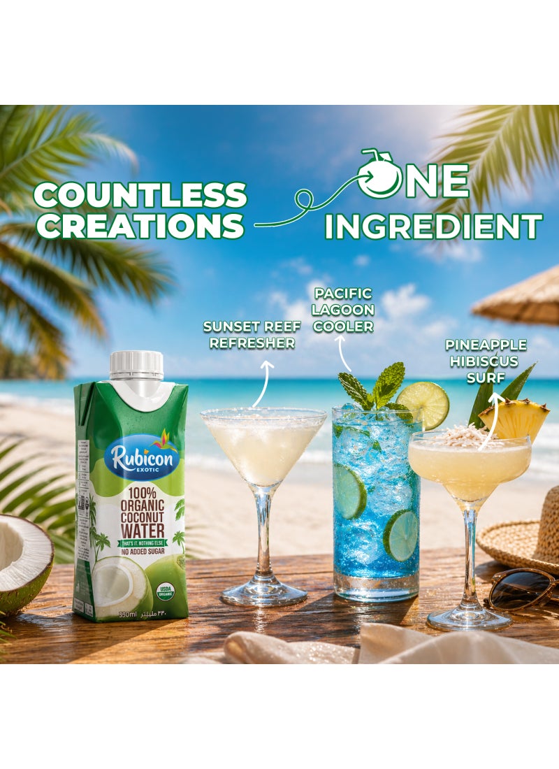 Rubicon Organic Coconut Water, 100% Natural Hydration - Image 5