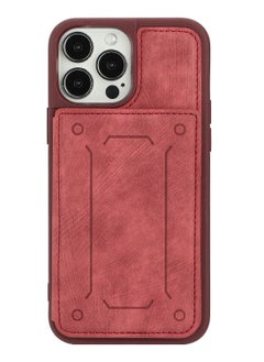 Suteni Back Cover Card Slots Leather Phone Case for iPhone  - Image 1